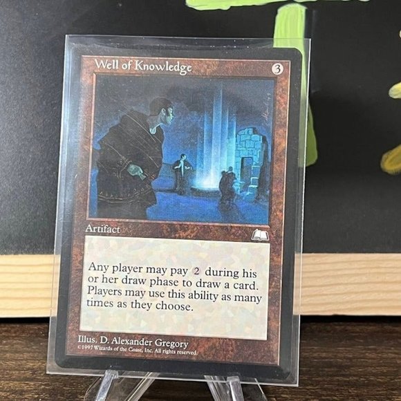 Well of Knowledge - Weatherlight (WTH) - Magic: The Gathering - Rare Artifact - Picture 1 of 3
